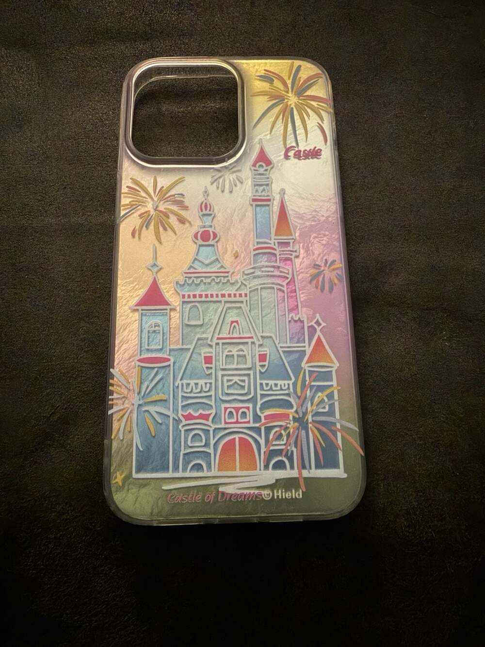 Castle of Dreams Fireworks Laser Gradient iPhone Case